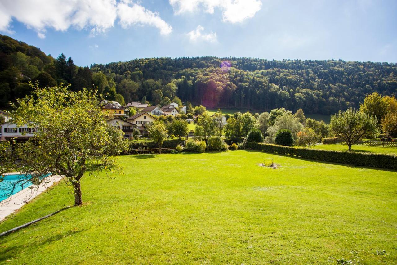 Hotel Bnb Logis Des Saules Saint-Ursanne Exterior foto